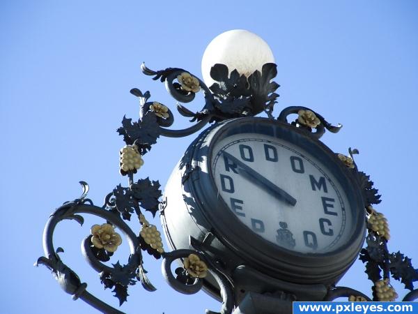 Pedro Domecq Clock